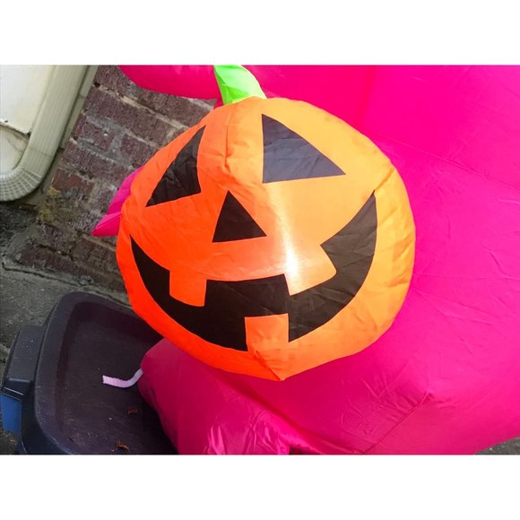 Gemmy UglyDolls Collab Moxy Inflatable LED Halloween Indoor Outdoor Pink 3.5' - Picture 7 of 8